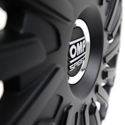 Copricerchio OMP Stinger Speed ​​Nero Argento 16" (4 ud)