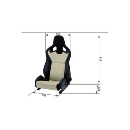 Seat Recaro RC415002575 Copilota nero