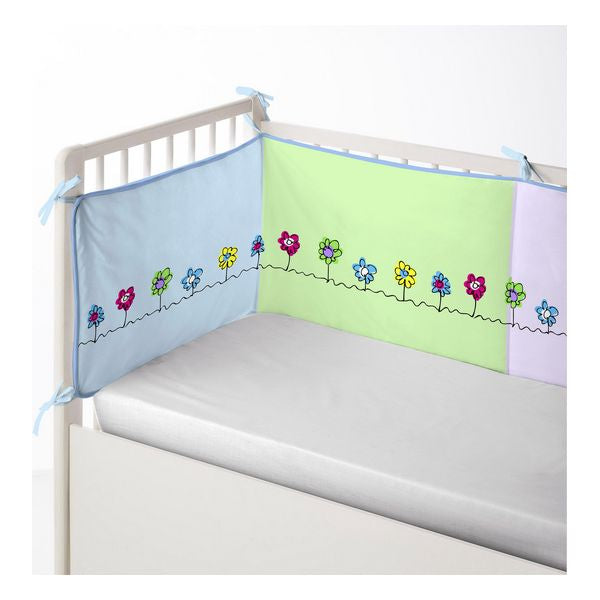 Protezione per lettino Cool Kids Patch Garden (60 x 60 x 60 + 40 cm)