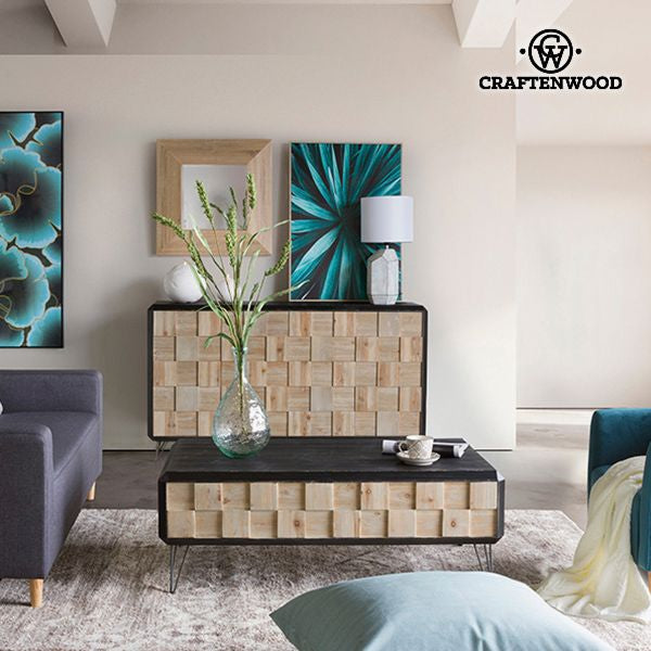 Tavolo centrale in MDF (122 x 68 x 45 cm) di abete di Craftenwood