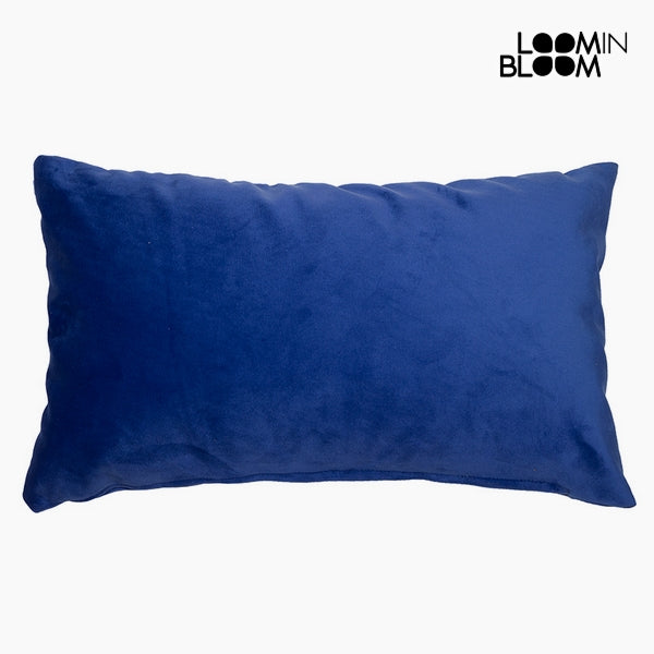Cushion Velvet (30 x 50 x 10 cm) Polyester Blue