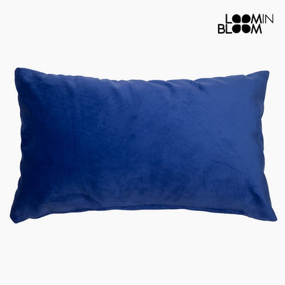 Cushion Velvet (30 x 50 x 10 cm) Polyester Blue