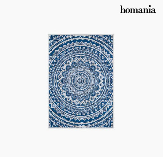 Painting Mandala Blue (69 x 4 x 97 cm) by Homania