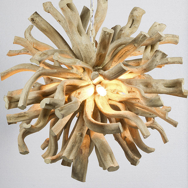 Plafoniera Legno (70 X 70 x 70 cm)