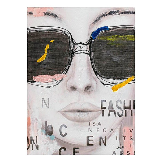 Oil Painting faces (120 x 4 x 90 cm)