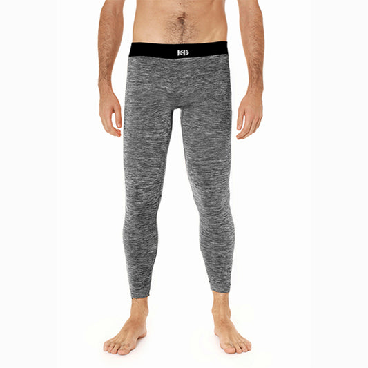 Sports Leggings for Men Sport Hg HG-9030 Black Black/Grey USA