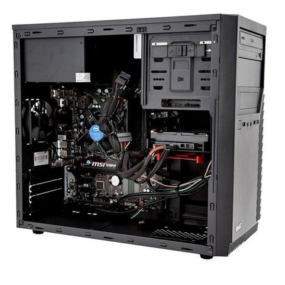 Desktop PC iggual PSIPCH423 i3-8100 8 GB RAM 1 TB HDD W10 Black