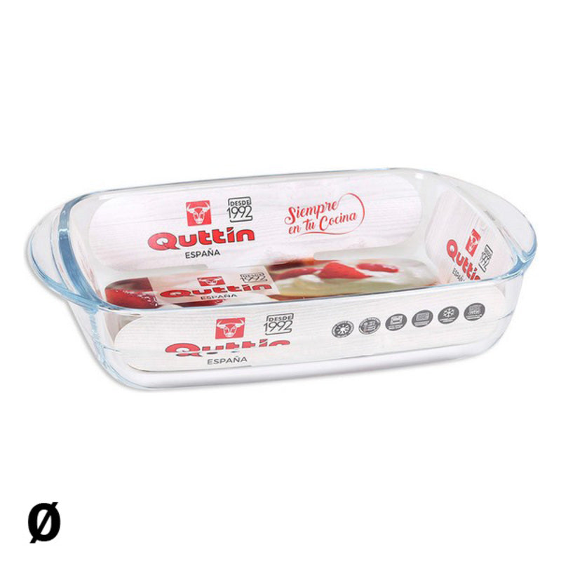Serving Platter Quttin Crystal Rectangular