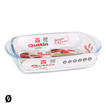 Serving Platter Quttin Crystal Rectangular
