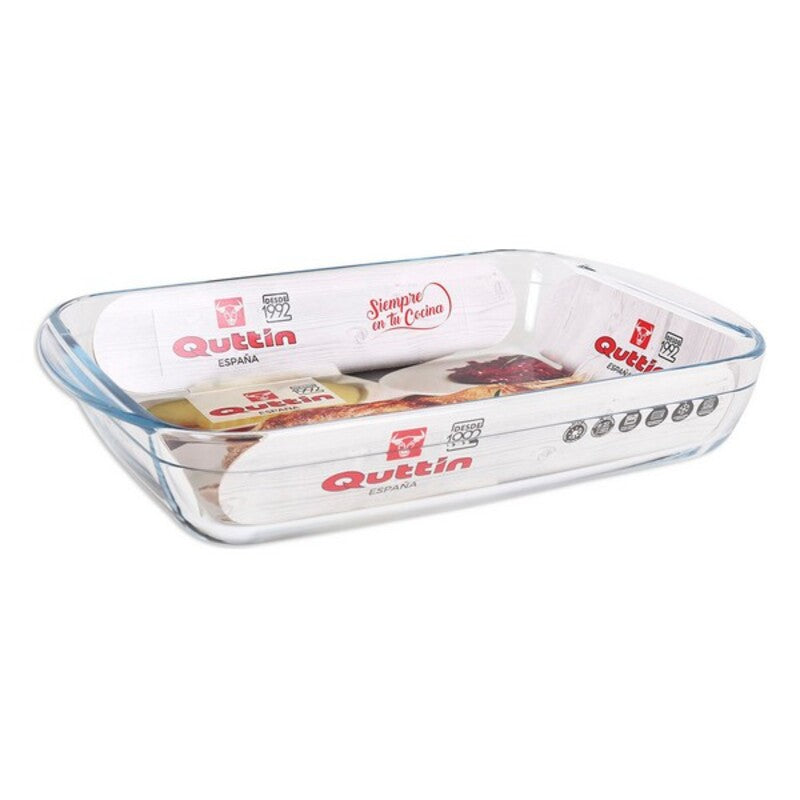 Serving Platter Quttin Crystal Rectangular