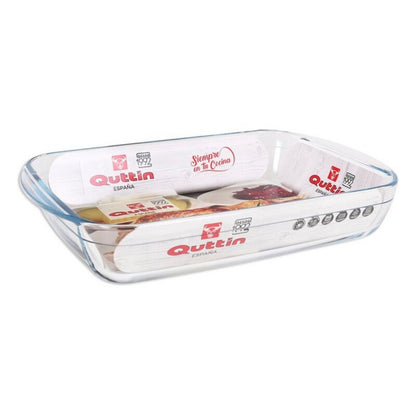 Serving Platter Quttin Crystal Rectangular