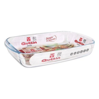 Serving Platter Quttin Crystal Rectangular