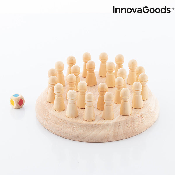 Scacchi Memory in Legno Taeda InnovaGoods 26 Pezzi