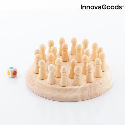 Scacchi Memory in Legno Taeda InnovaGoods 26 Pezzi