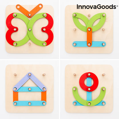 Set in legno per creare lettere e numeri Koogame InnovaGoods 27 pezzi