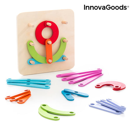 Set in legno per creare lettere e numeri Koogame InnovaGoods 27 pezzi
