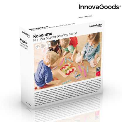 Set in legno per creare lettere e numeri Koogame InnovaGoods 27 pezzi
