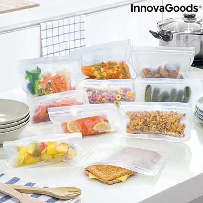 Set Buste Alimentari Riutilizzabili Freco InnovaGoods 10 Pezzi
