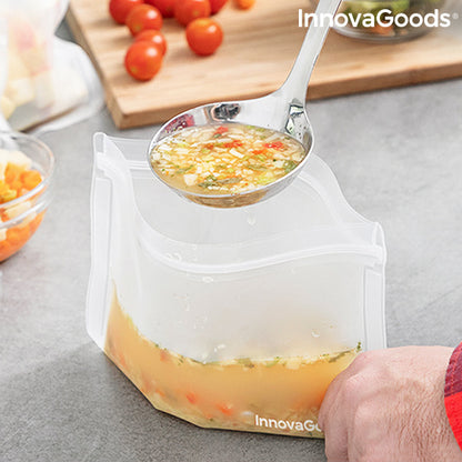 Set Buste Alimentari Riutilizzabili Freco InnovaGoods 10 Pezzi