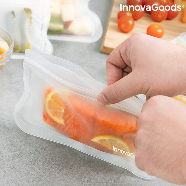 Set Buste Alimentari Riutilizzabili Freco InnovaGoods 10 Pezzi