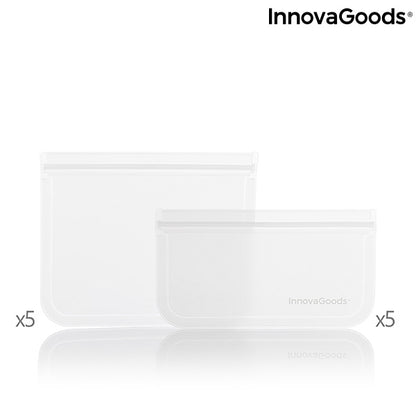 Set Buste Alimentari Riutilizzabili Freco InnovaGoods 10 Pezzi