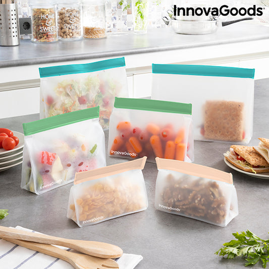 Set di Buste Ermetiche Riutilizzabili Zags InnovaGoods 6 Pezzi