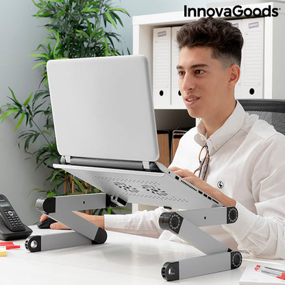 Tavolo Multiposizione Regolabile per Laptop Omnible InnovaGoods