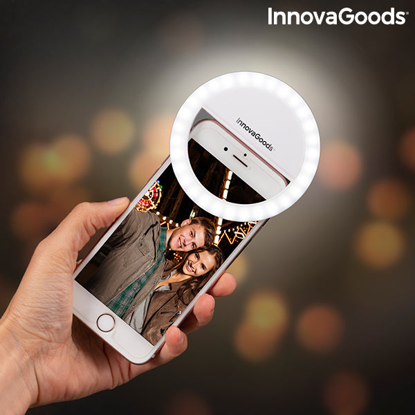 Anello luminoso per selfie ricaricabile Instahoop InnovaGoods