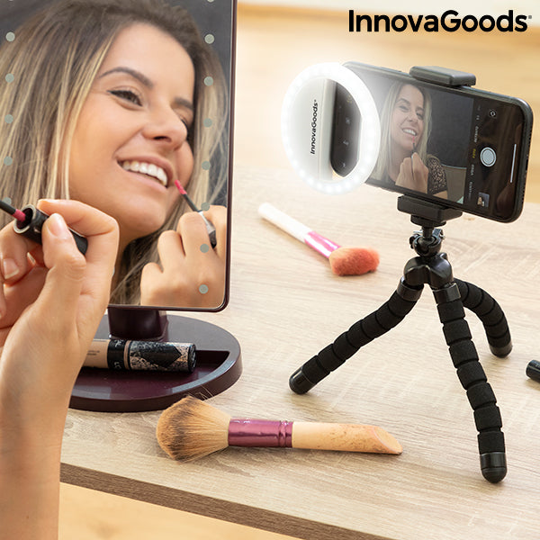 Anello luminoso per selfie ricaricabile Instahoop InnovaGoods