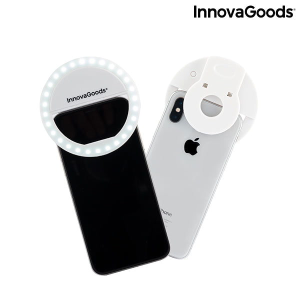 Anello luminoso per selfie ricaricabile Instahoop InnovaGoods