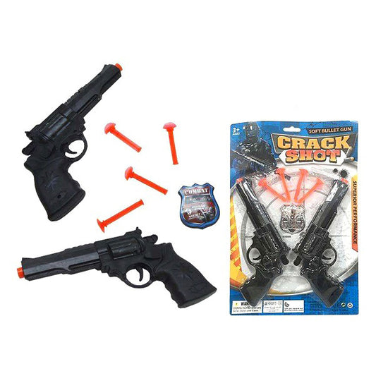 Set di 2 pistole per dardi Crack Shot
