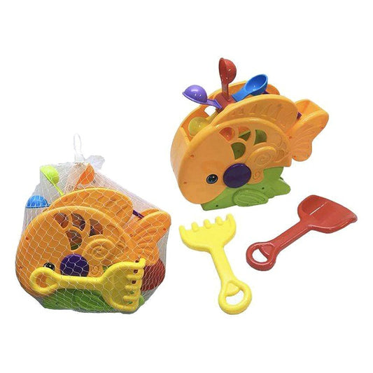 Set giochi da spiaggia Happy Fish (3 pz)