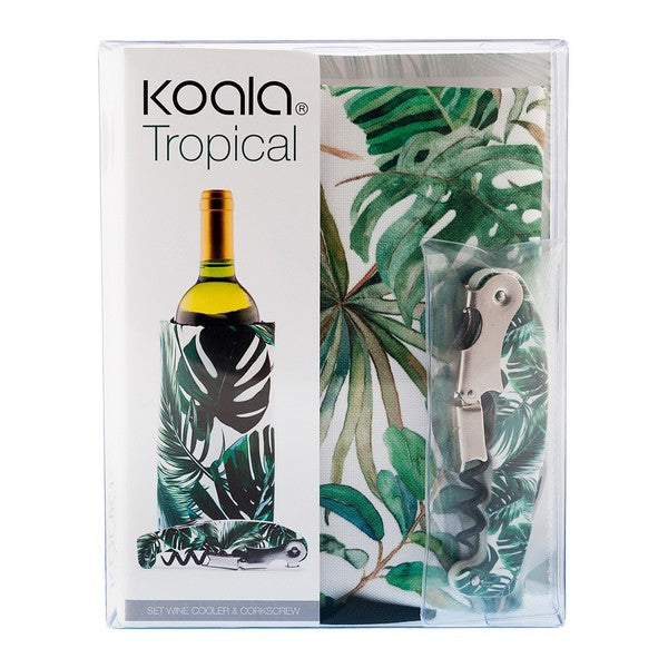 Set di accessori per vino Koala Tropic in plastica