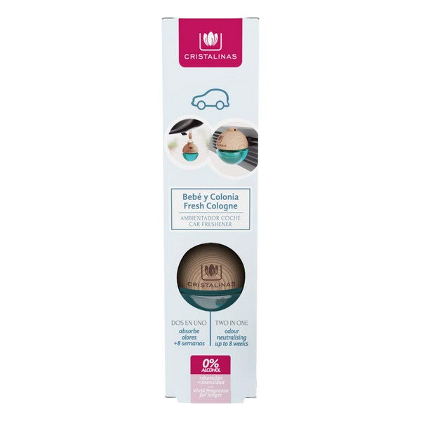 Deodorante per auto Cristalinas Baby (6 ml)
