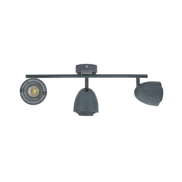 Plafoniera Ledkia Maya 3 Grigio 50 W (85x160x450 mm)