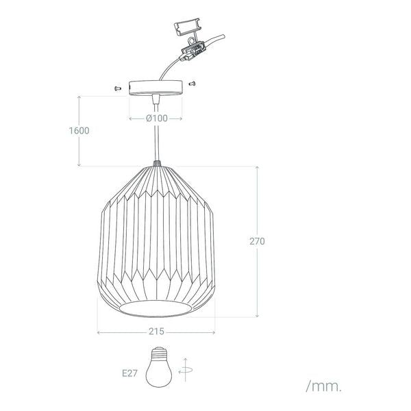 Plafoniera Ledkia Erebus 40 W