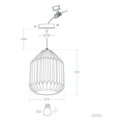 Plafoniera Ledkia Erebus 40 W