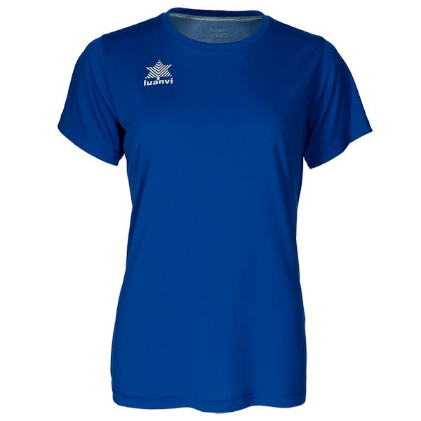 T-shirt a maniche corte da donna Luanvi Pol Blu