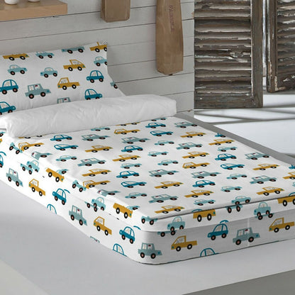 Copripiumino senza imbottitura Haciendo el Indio Cars (Letto 90)