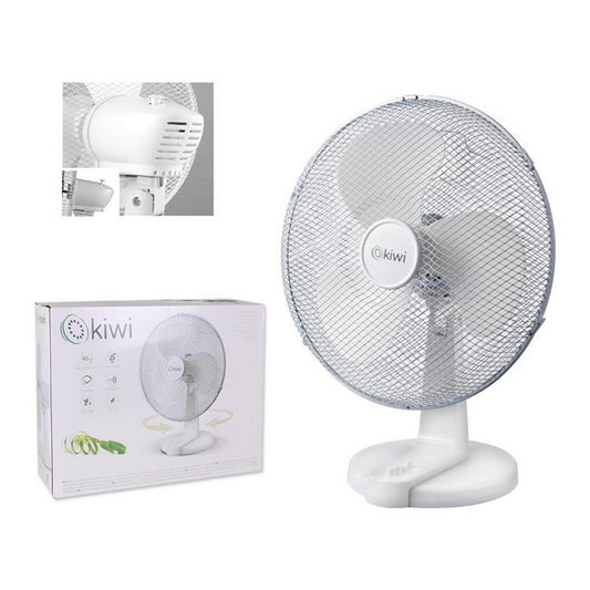Ventilatore da tavolo Kiwi KFAN-7615 Ø 40 cm 45W Bianco