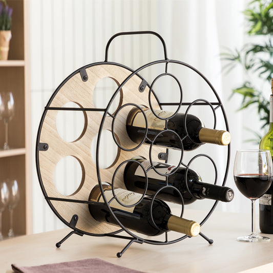 Round Bottle Rack Oenology (7 Bottles)