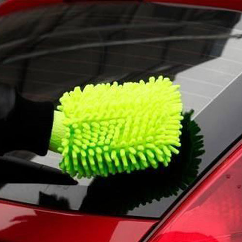 Guanto per autolavaggio in microfibra