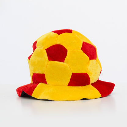 Cappello da calcio con bandiera spagnola