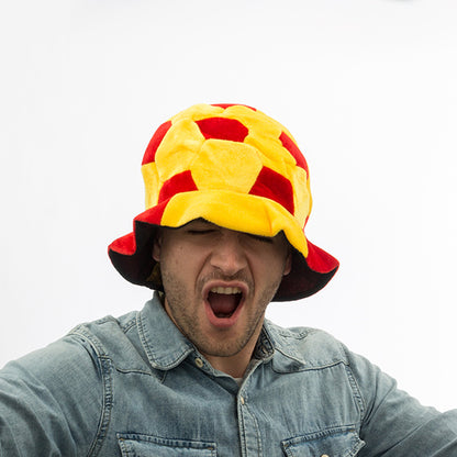 Cappello da calcio con bandiera spagnola