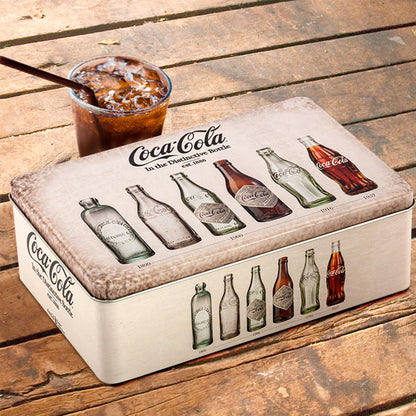 OUTLET Coca-Cola Retro Metal Box (Senza imballaggio)