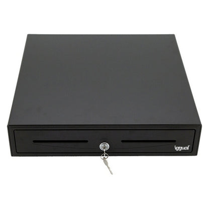 Cash Register Drawer iggual IRON-50 Black