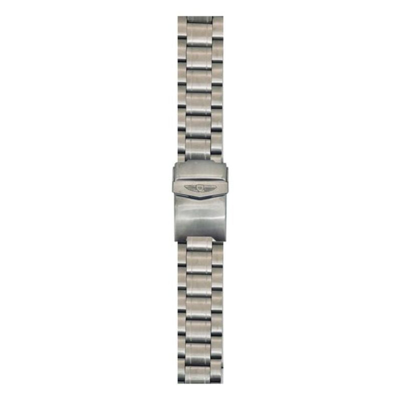 Cinturino per orologio Bobroff BFS005 Argento (Ø 22 mm)