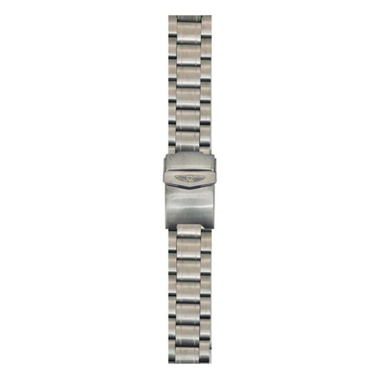 Cinturino per orologio Bobroff BFS005 Argento (Ø 22 mm)