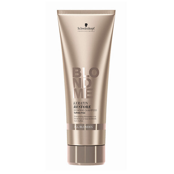 Shampoo Ristrutturante Blondme Keratin Schwarzkopf (250 ml)