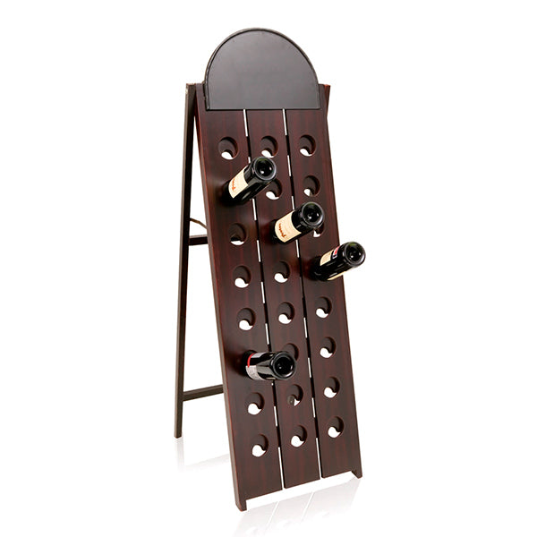 Portabottiglie con ripiano in ardesia rimovibile (24 bottiglie) 143059